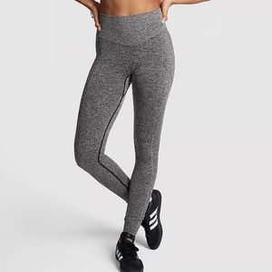 VS PINK Gray High Waist Seamless Leggings, Large